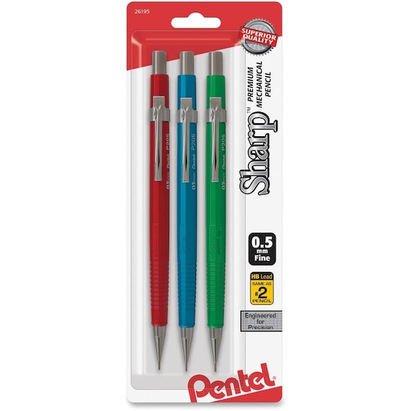 Pentel 0.5 mm Sharp Mechanical Pencil P205MBP3M1 - main
