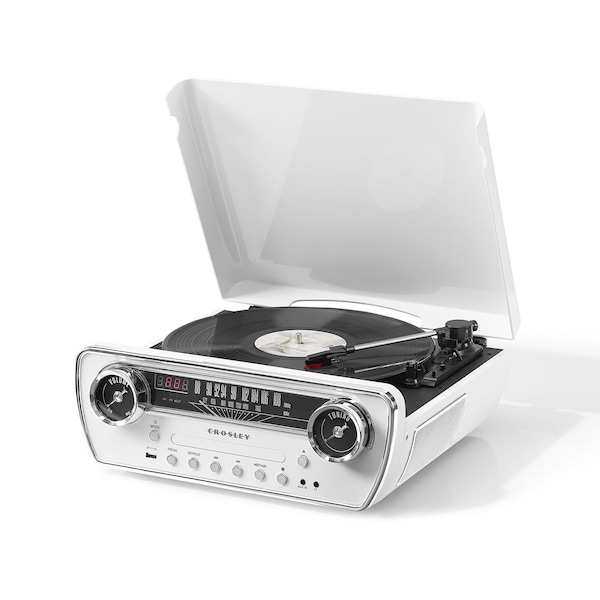 Crosley Radio Powel 7-In-1 Record Player CR6047A-WH - main