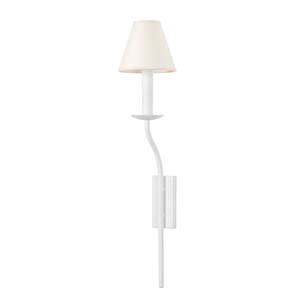 Troy Lighting Lomita 1 Light Wall Sconce 5.5 In. Gesso White B8825-GSW - main