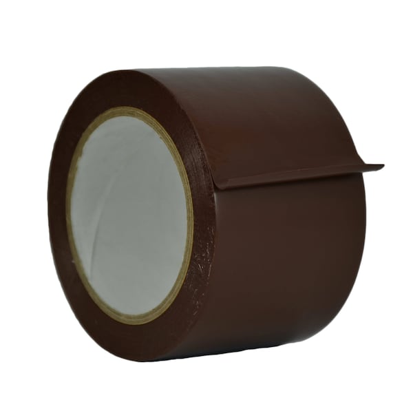 Wod Tape PVC, Dark Brown, 3 inch (72mm) W., 6 mil Thickness, 16 PK WOD VTC606-03000-16-60-DBR - main