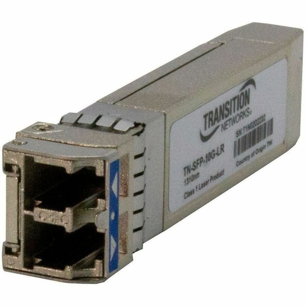 Transition Networks TRANSCEIVER- SFP, CC, 10GBASE-LR, 1310nm, 10.3G, SM LC, 10KM, 3.3V, DMI TN-SFP-10G-LR - main
