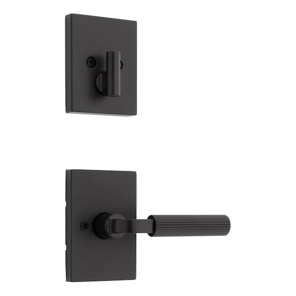 Kwikset Residential Handlesets Single Cylinder Reversible Matte Black 971MALRCT-514 - main