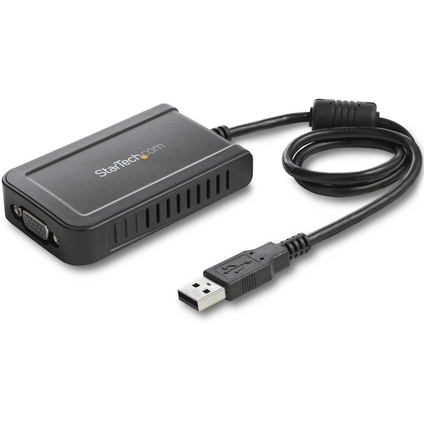 Startech.Com USB 2.0 to VGA Adapter, USB to VGA Monitor Converter for Windows, 1080p no support for USB2VGAE3 - main
