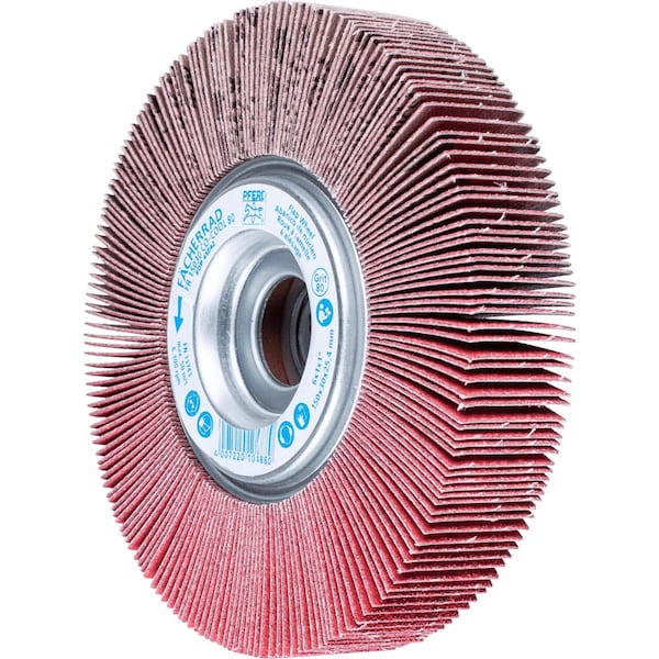 Pferd 6'' x 1'' Unmounted Flap Wheel - 1'' A.H. - Ceramic Oxide - 60 Grit 45842 - main