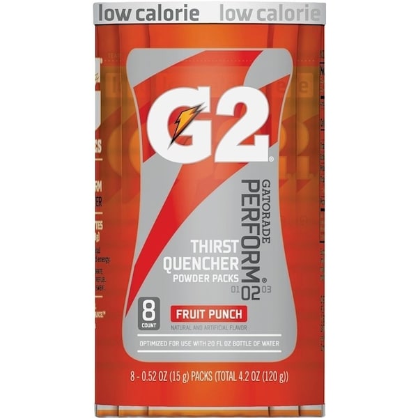 Gatorade 13166 Thirst Quencher Instant Powder Sports Drink Mix, Powder, Fruit Punch Flavor, 134 oz Pack 4702 - main