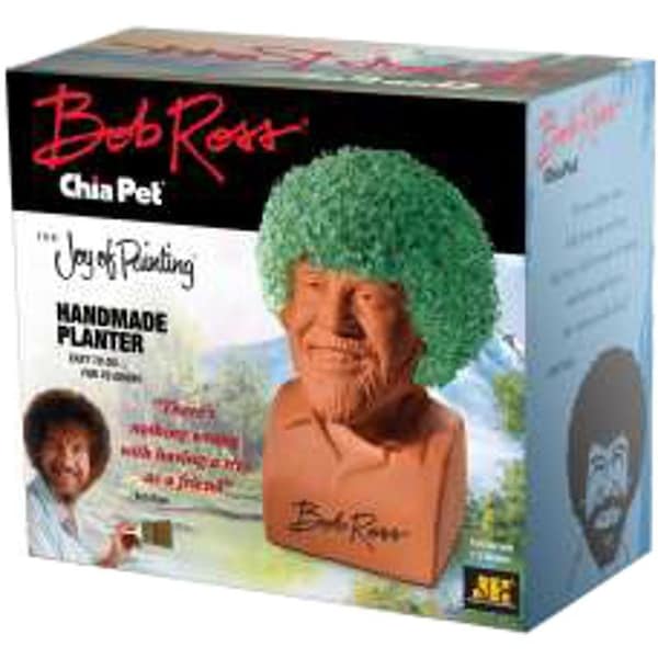 Chia Pet Bob Ross Decorative Planter Clay JE00493-16 - main