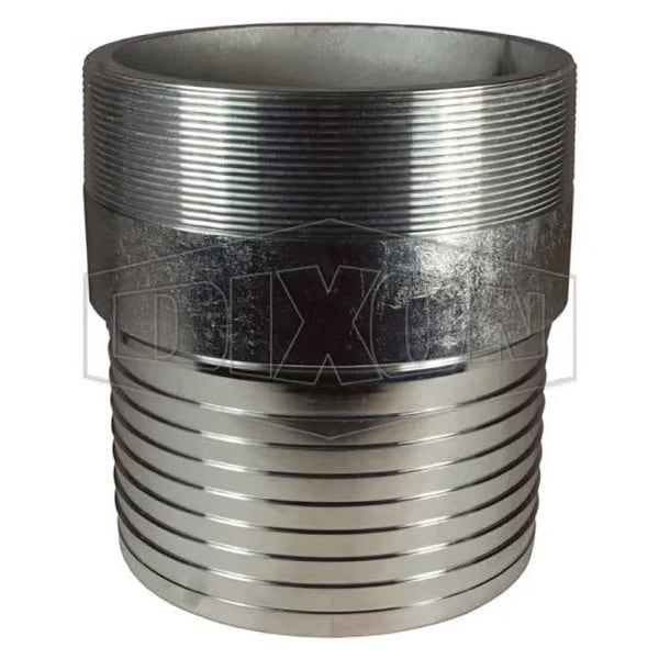 Dixon The Right Connection Crimp King Combination Nipple, 8-5/8 x 8 in, Hose Barb x MNPT, Carbon Steel, Z STC80CS - main