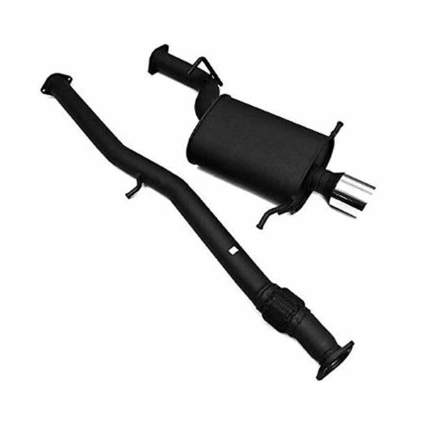 Superjock Exhaust Titanium Tips for 2007-2009 Civic Si Sedan Sport SU3846878 - main