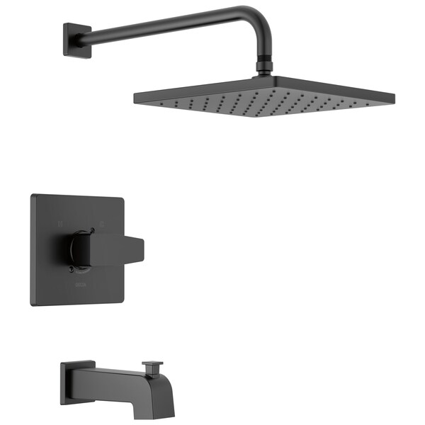 Delta Modern Monitor 14 Series Tub & Shower Trim In Matte Black T14468-BL-PP - main