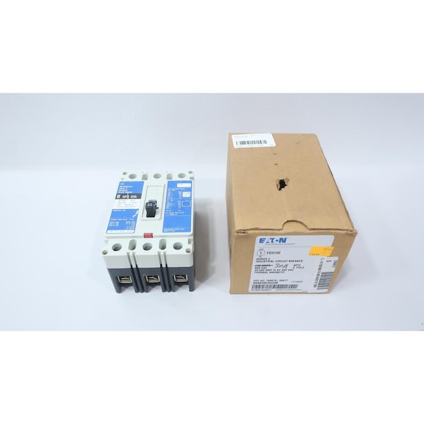 Eaton Molded Case Circuit Breaker 600V-Ac 100A Amp 3P FD3100 - main