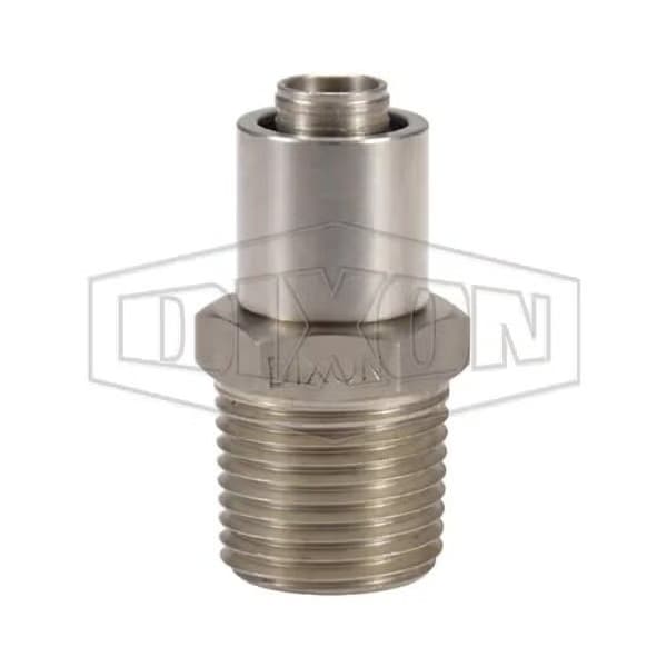 Dixon Nominal Crimp Collar, 3/8 in, Rigid Male, 304 SS, Domestic MPS-08-06 - main