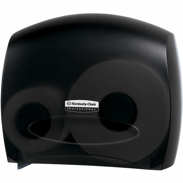 Kimberly-Clark Professional Essential Jumbo Roll Toilet Paper Dispenser (09507), Black, 16.0" x 13.88" x 5.75" (Qty 1) 09507 - main