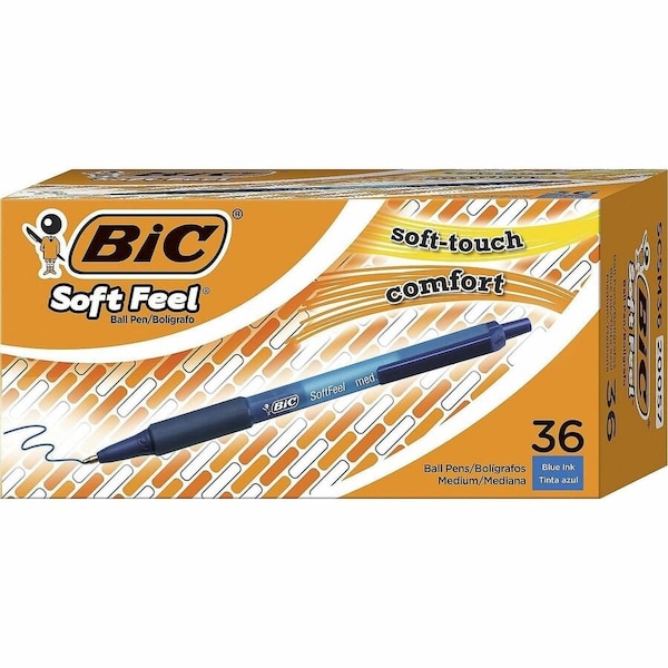 Bic Pen Set, Blue, Plastic, PK36 BICSCSM361BE - main