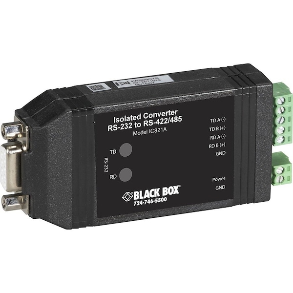 Black Box Rs-232 To Rs-422/Rs-485 Interface Conver IC821A - main
