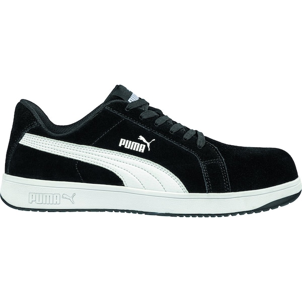 Puma Safety Shoes Men's Athletic Shoe, Black, White, 11, 640015 640015-11-200 - main