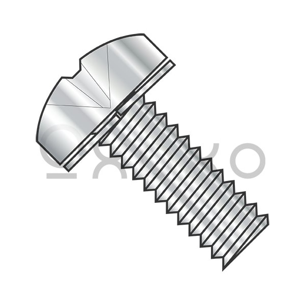 Oxoxo M4-0.7X10 Metric Din7985A Phil Pan Sem type H Din127B Split Lockwash FulTrd 18-8 Stainless, 4000PK 510795 - main