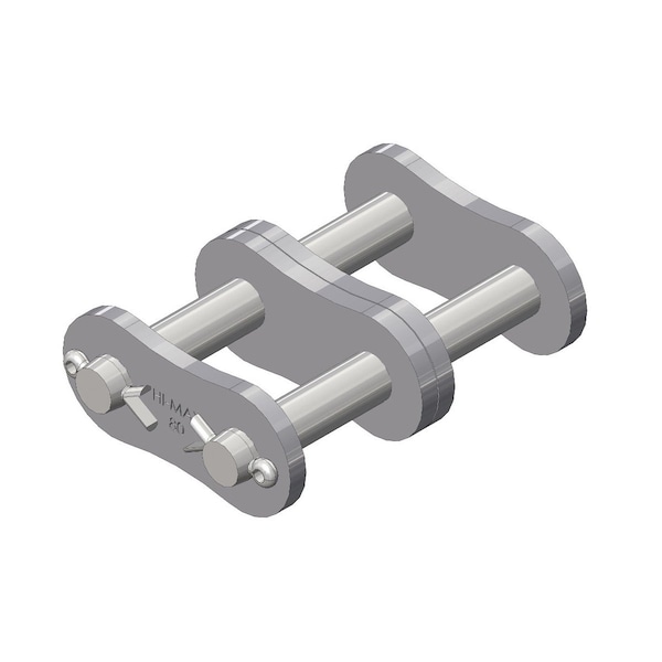 Senqcia Hi-Max Double Strand Cotter Pin Connecting Link, 80-2 chain, 1 P, 0.313 Dia Pin 80-2HMCL - main