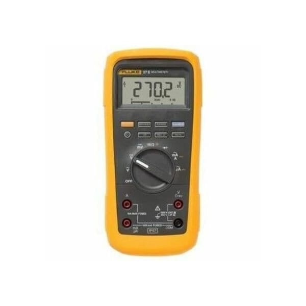 Fluke Digital Multimeter, 1,000 V Max DC, 0.1 V Max AC, Average, 6,000 Instrument Counts, LCD FLUKE-27 II - main
