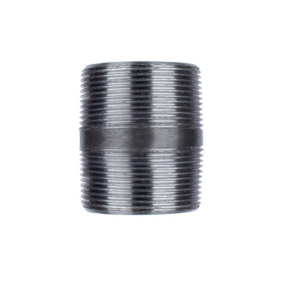 Stz Industries 1-1/2 in. MIP each X 1-1/2 in. D MIP Black Steel 2 in. L Nipple 300U112X2 - main