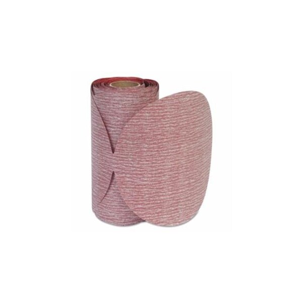 Carborundum Premier Red Aluminum Oxide Dri-Lube Paper Discs, 6 in Dia., P600 Grit, Tabbed, 100PK 481-05539518163 - main