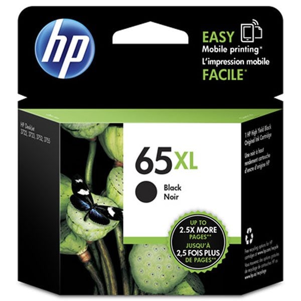 Hp 65XL (N9K04AN) High Yield Black Original Ink Cartridge (300 Yield) N9K04AN - main