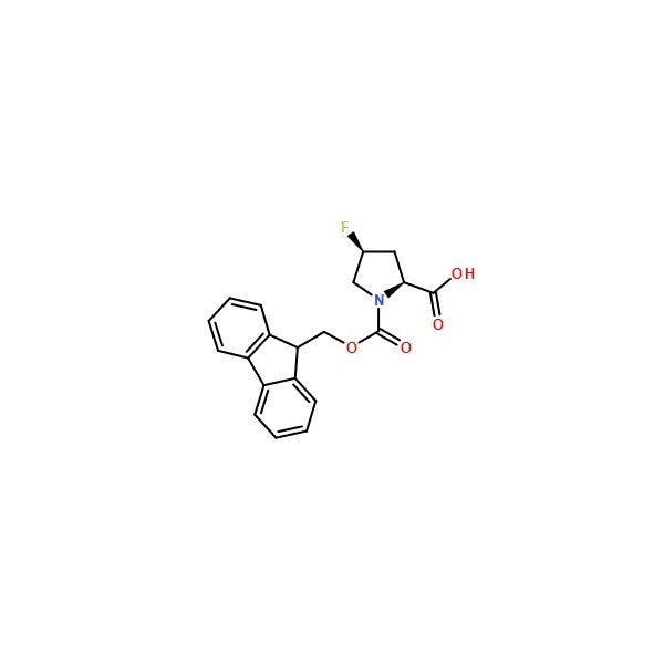 Ak Scientific Fmoc-cis-4-fluoro-Pro-OH (1g), CAS 203866-19-7 Z5734-1g - main