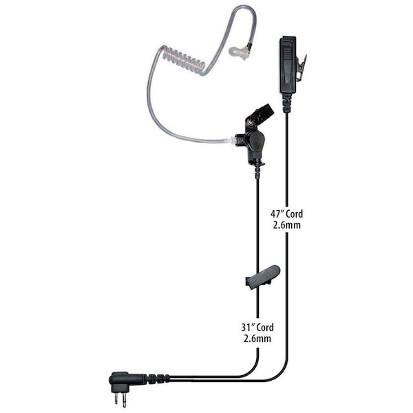 Klein Electronics Inc Blackbox Director Earset - Mono - Quick Disconnect - Wired - Earbud - Monaural - In-ear Director-M1 - main