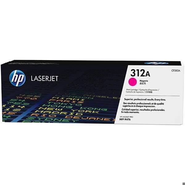 Hp 312A Magenta Original LaserJet Toner Cartridge, 2,700 Yield CF383A - main