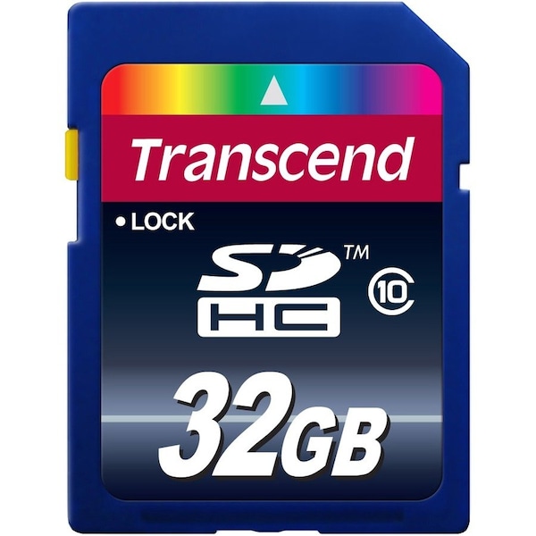Transcend Information Transcend TS32GSDHC10 32 GB Class 10 SDHC - Class 10 - 1 Card TS32GSDHC10 - main