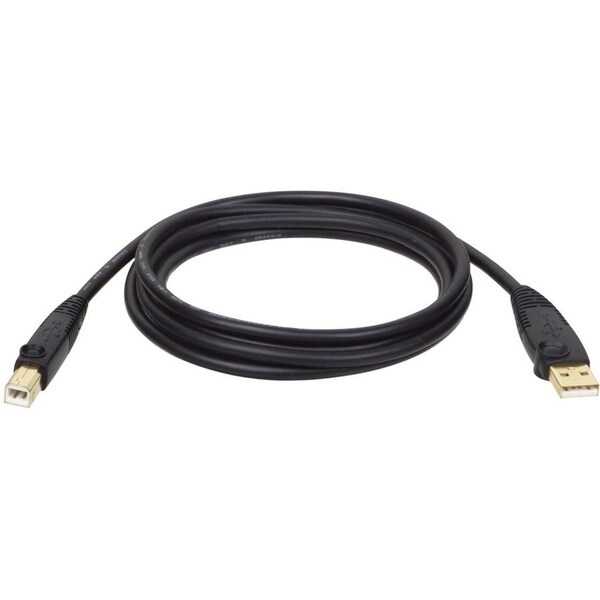 Tripp Lite 6-ft. USB 2.0 Gold Cable USB-A to USB-B U022-006 - main