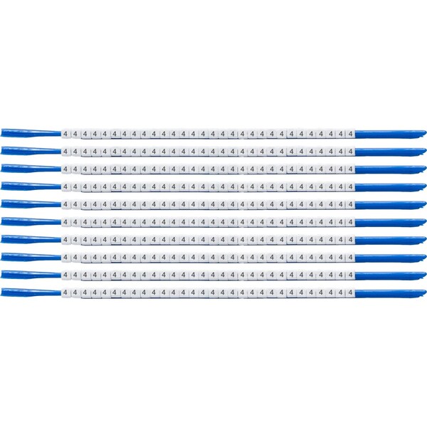 Brady ClipSleeve Wire Markers Size 07 Nylon 18 AWG - 18 AWG, 4 Pack of 300 Each, 300PK SCN07-4 - main