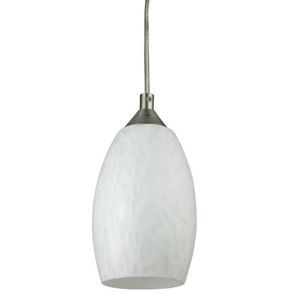 Sunlite LED Brushed Nickel Juneau Pendant Light Fixture, 9W 600 Lumens 30K/40K/50K Dimmable 120V 88715-SU - main