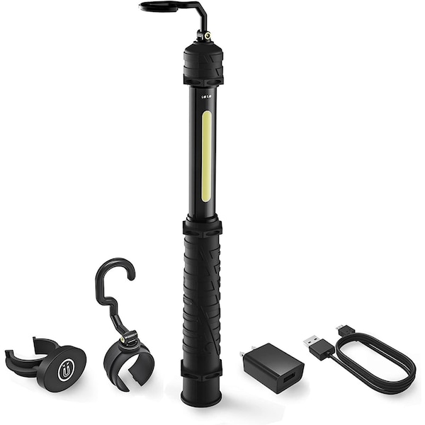 Neiko 1000 Lumens Cordless COB LED Work Light with Rechargeable 4400-mAh Li-ion Battery, Black 40339A - main