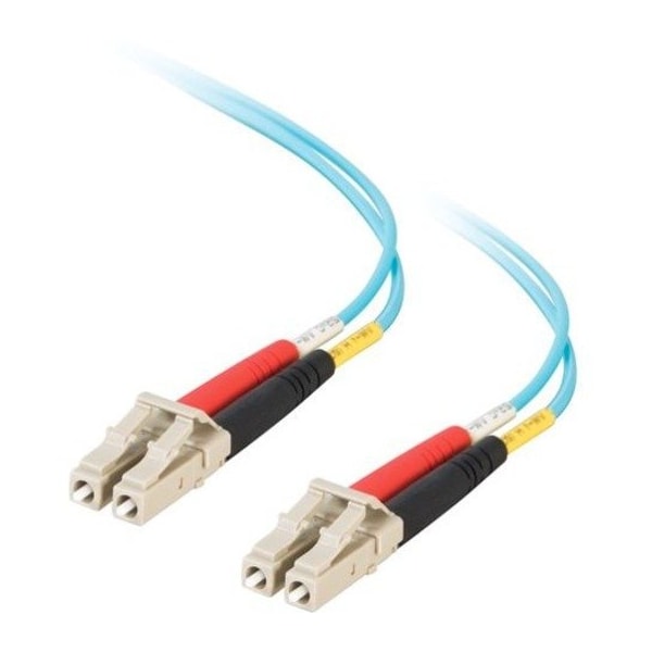 Legrand Fiber Optic Patch Cable, LC-LC Duplex, Multimode 50/125 (OM3), 852-LL2-003 - main