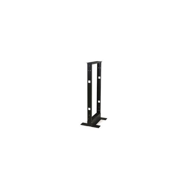 Cable Wholesale 2-Post Relay Rack, 19 inch, 24U, Dimensions: 47.37 H x 20.81 W x 15.04 D inches 61R2-12024 - main