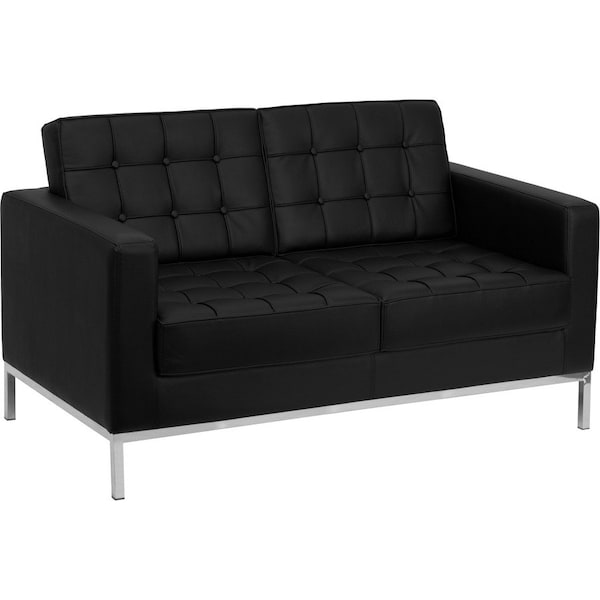 Flash Furniture Loveseat, 31" x 32", Upholstery Color: Black ZB-LACEY-831-2-LS-BK-GG - main