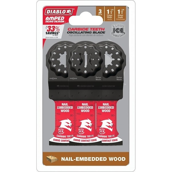 Diablo BLADE OSC BM STR NE WD 1-1/4IN DOS125CW3 - main