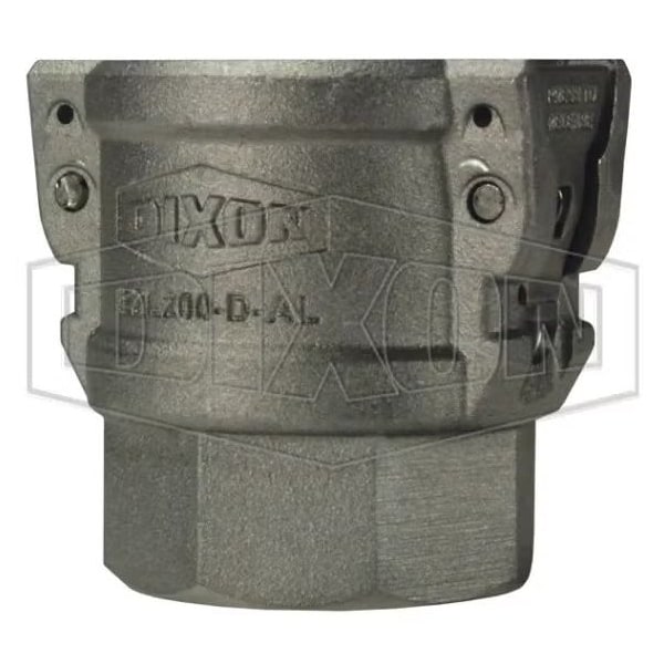 Dixon EZLink Type D Armless Cam and Groove Coupler with Buna-N Gasket, 4 in Nominal, Aluminum, Domestic EZL400-D-AL - main