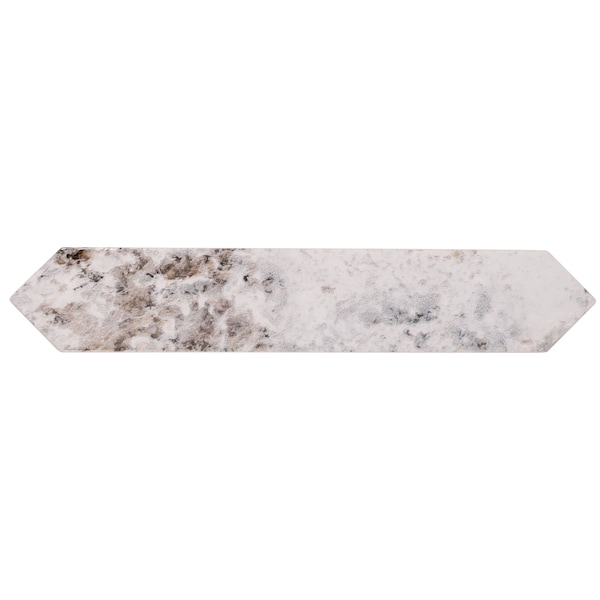 Apollo Tile Festa 1.7 in. x 9.6 in. Glossy White Ceramic Picket Wall and Floor Tile 2.37 sq. ft./case, 23PK PCD88RSTNAT - main