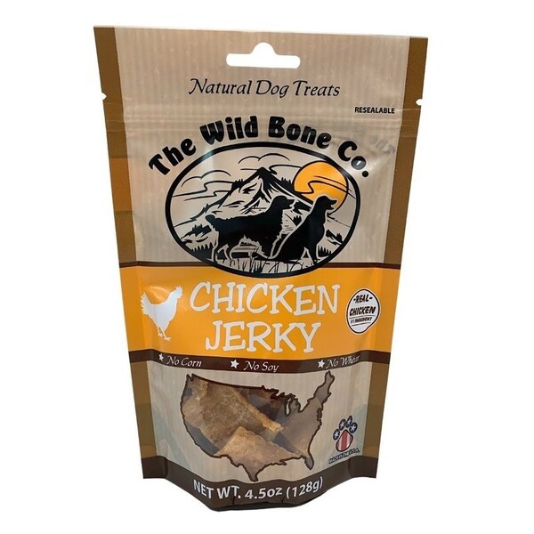 The Wild Bone Co 1930 Dog Treat, All, Jerky, Chicken, 4.5 oz 1930.6 - main