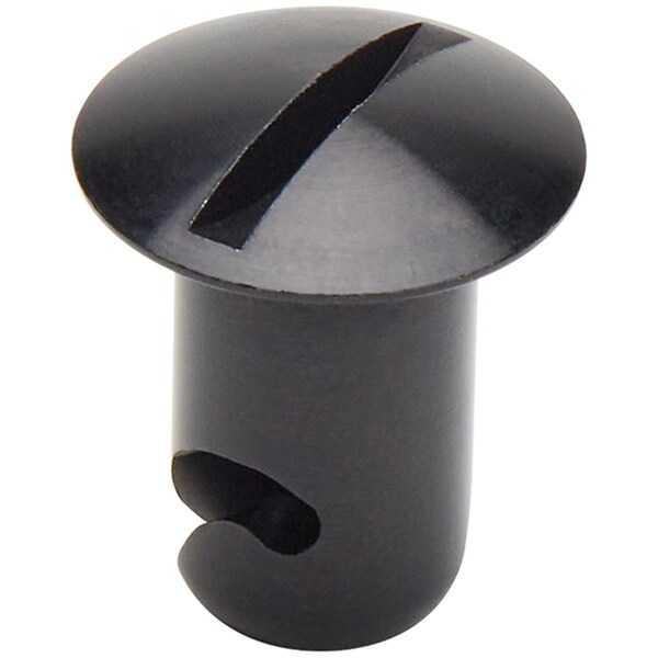 Allstar Performance 0.400 x 0.4375 in. Oval HD Aluminum Fasteners, Black, 50PK ALL19283 - main