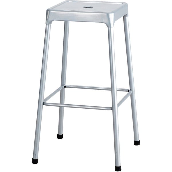 Safco Stool, No Backrest, 29", Color: Silver 6606SL - main