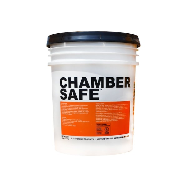 U.S. Fireplace Products Chamber Safe Refractory Parging Material - 5 Gallons Chimney Repair (2 pack), 2PK CS05 - 2PK - main