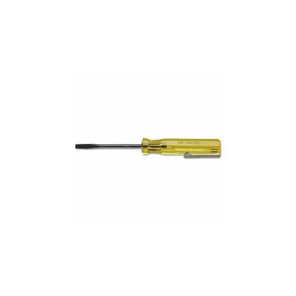 Stanley 100 Plus Pocket Screwdriver, 1/8 in, 4-3/8 in Overall L 680-66-101-A - main