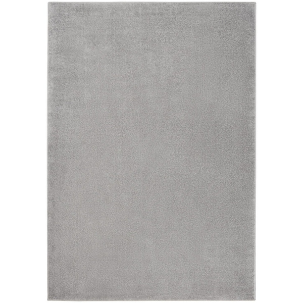 Homeroots 5' X 8' Gray Power Loom Area Rug 522313 - main