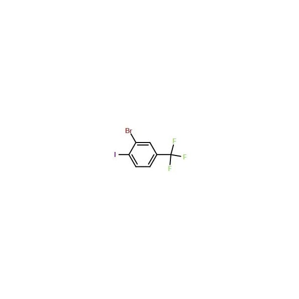 Ak Scientific 2-Bromo-1-iodo-4-(trifluoromethyl)benzene (5g), CAS 481075-58-5 Z0627-5g - main