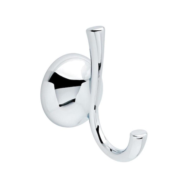 Delta Robe Hook Foundations 4.07in H X 3.29in W X 2.28in L Chrome Silver Chrome FNDS35-PC - main