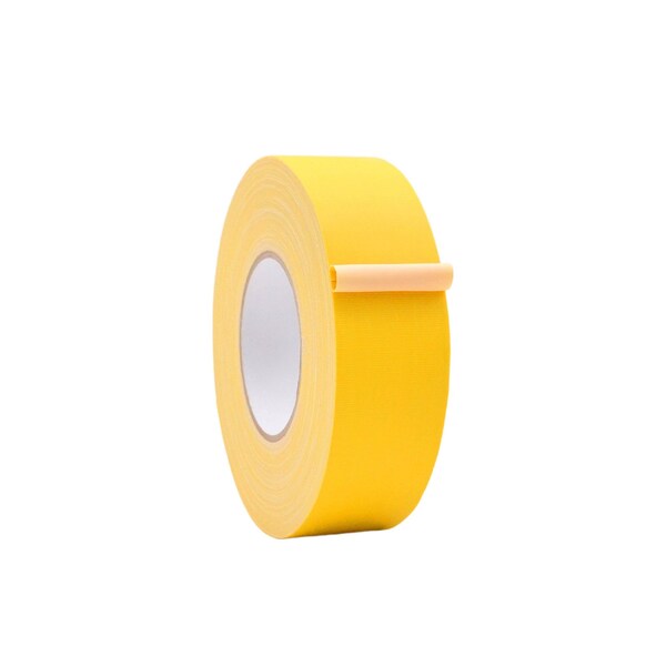 Wod Tape GTC12 Gaffer Tape Low Gloss Finish Film 2 in. X 60 ft. Yellow, 24PK WOD GTC12-02000-24-60-YEL - main