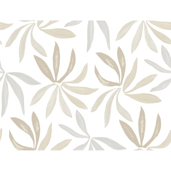 York Wallcoverings Little Garden Neutral and Pearl Wallpaper ZM2815 - main