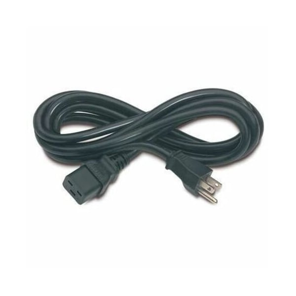 Apc Power Cord, 5-15P, SJT, 8.2 ft., Blk, 12A, 14/3 AP9872 - main